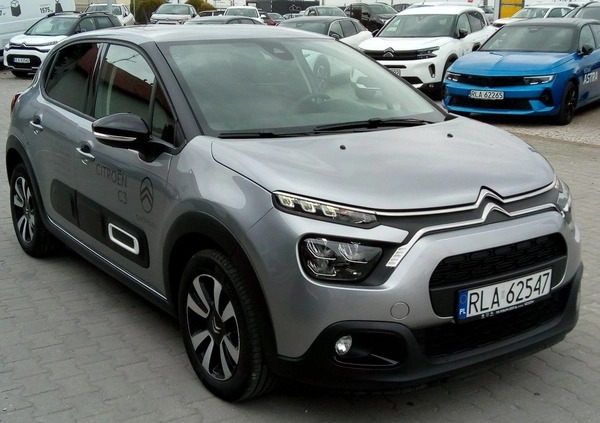 Citroen C3 cena 75900 przebieg: 2000, rok produkcji 2023 z Toszek małe 67